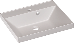 Style Line Мебель для ванной с кварцевой раковиной жасмин Батлер 50 белая Люкс антискрейтч Plus – фотография-9